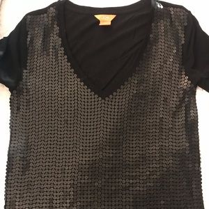 JOE Fresh black sequin t-shirt NEW; never worn